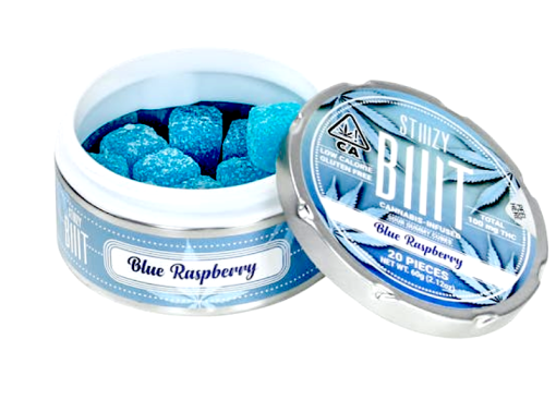 Buy Blue Raspberry BIIIT Sour Gummy Cubes
